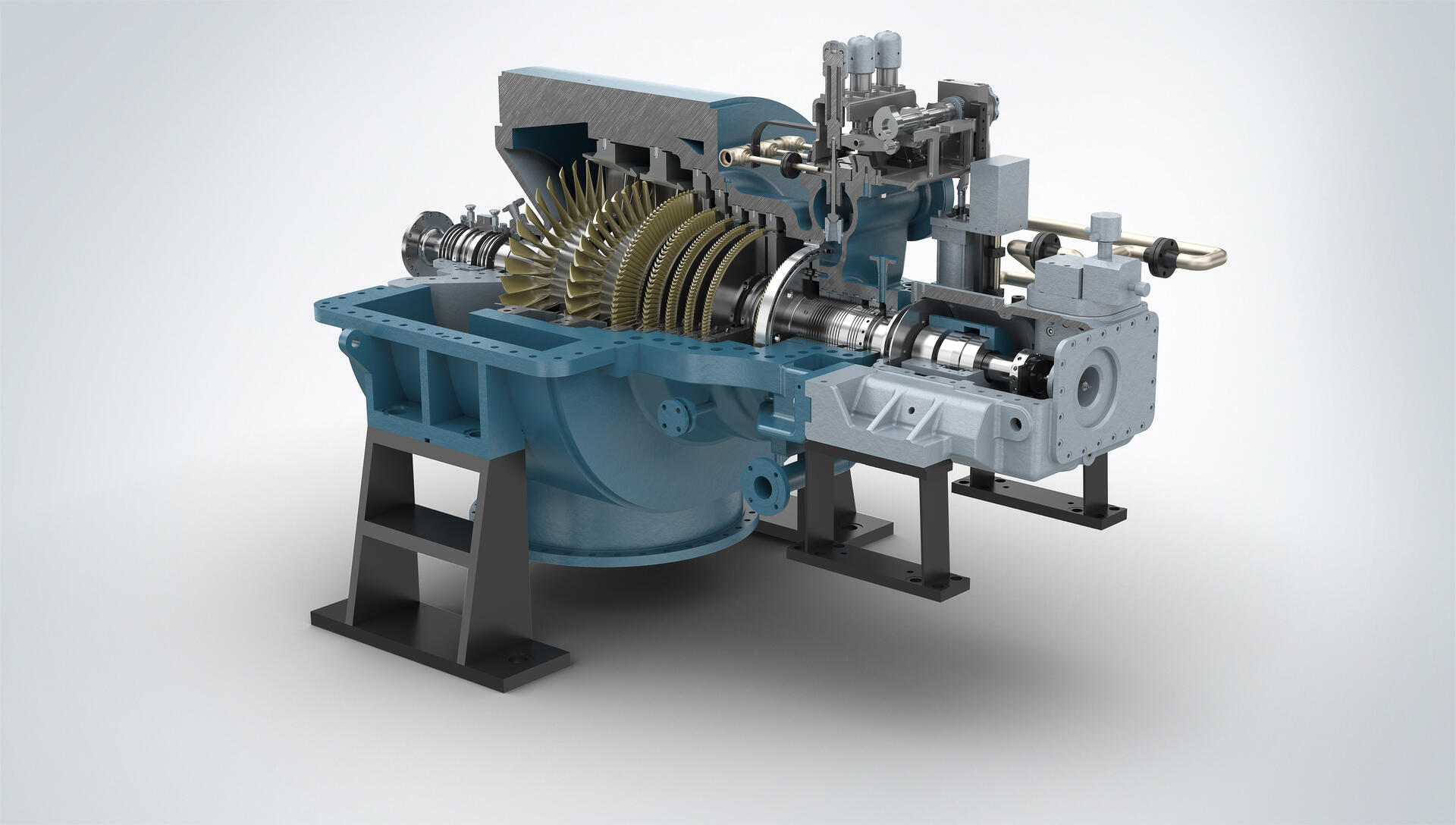 Prototype of solar steam engine